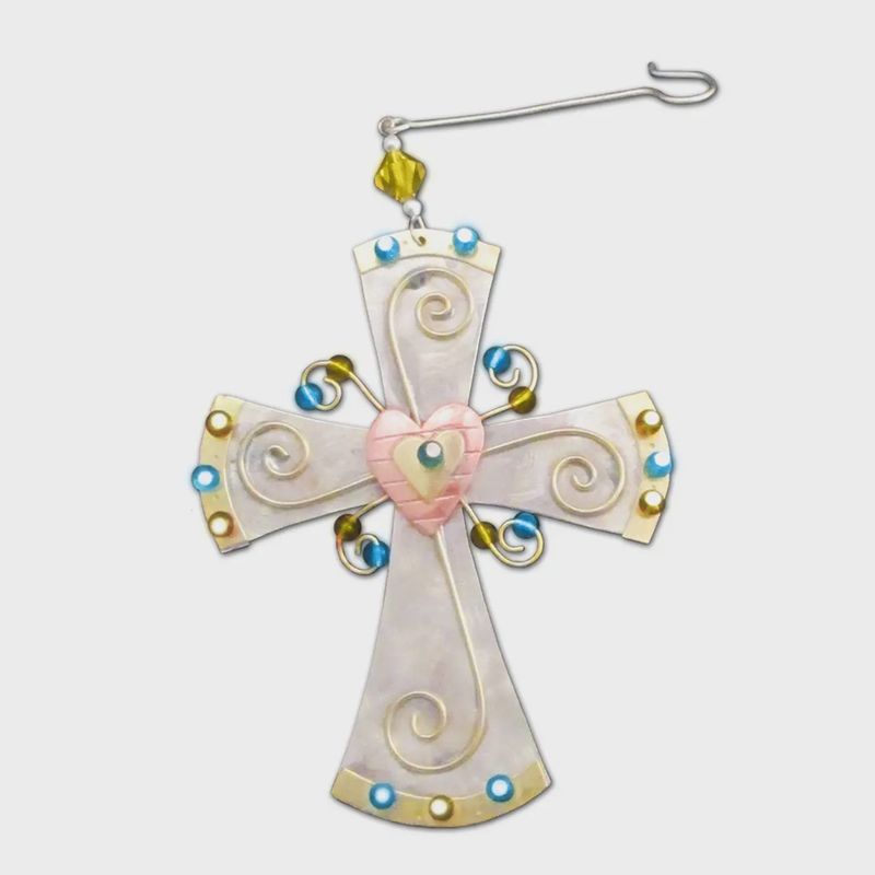 Love Cross Ornament
