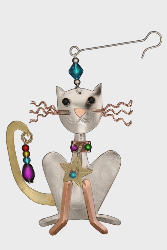 Sly Cat Ornament