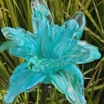 Art Glass Flower Stake