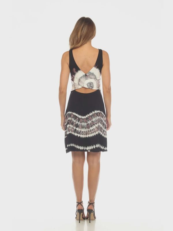 Rayon Tie Dye Dress KTP942
