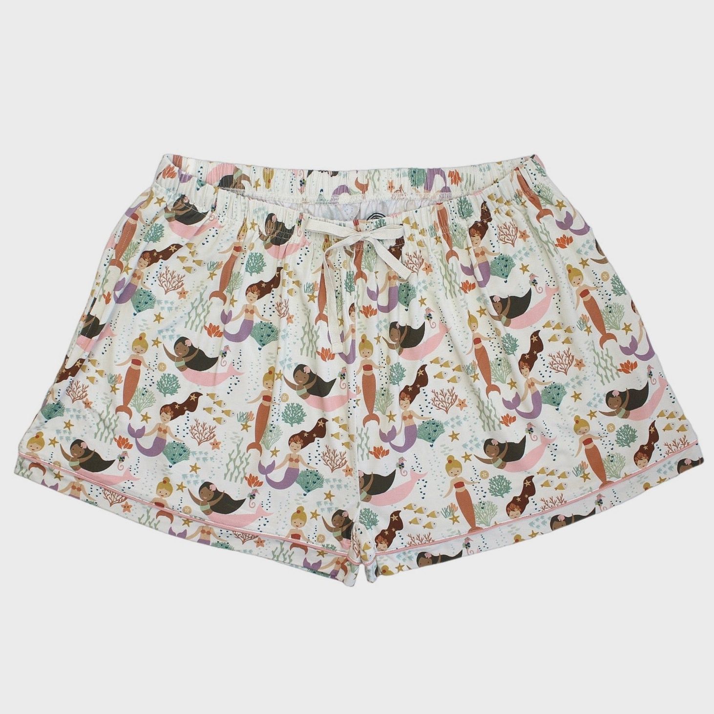 Making Waves Mermaids Women's Bamboo Pajama Shorts