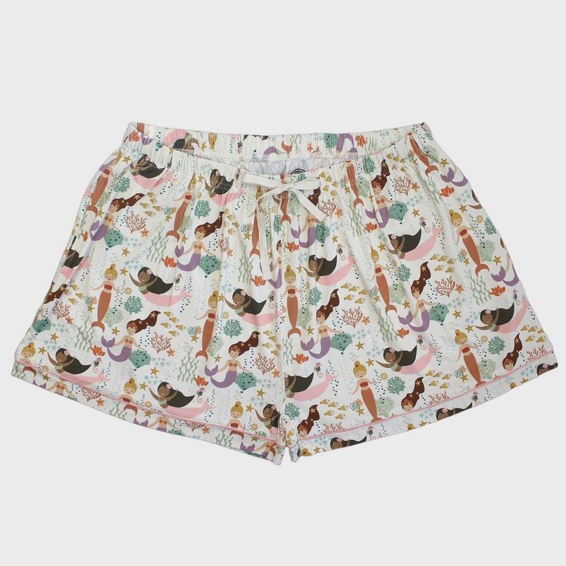 Making Waves Mermaids Women's Bamboo Pajama Shorts