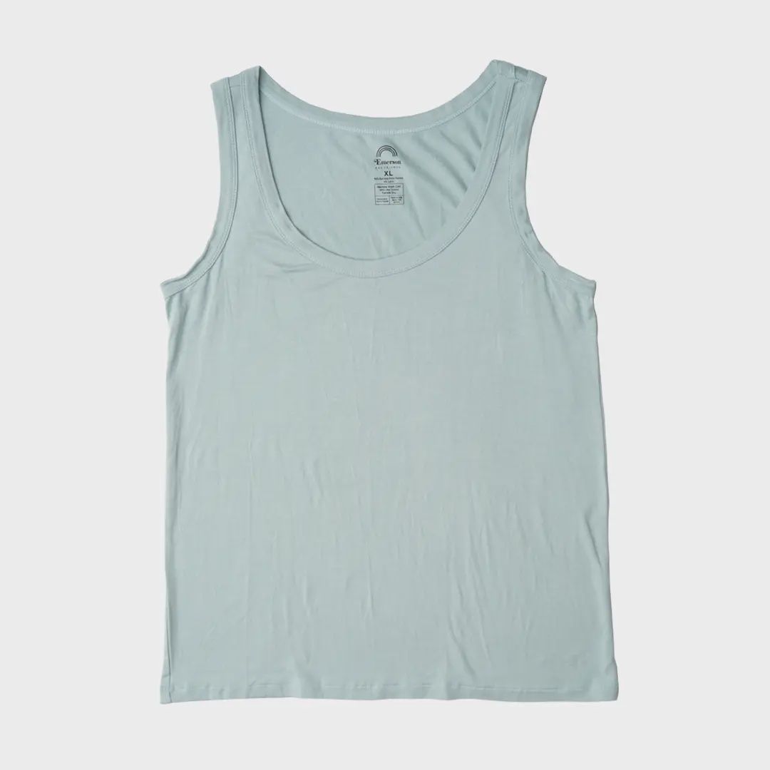 Blue Surf Adult Women's Bamboo Pajama Sleep Tank