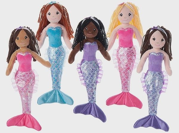 12” Mermaids Assorted Plush