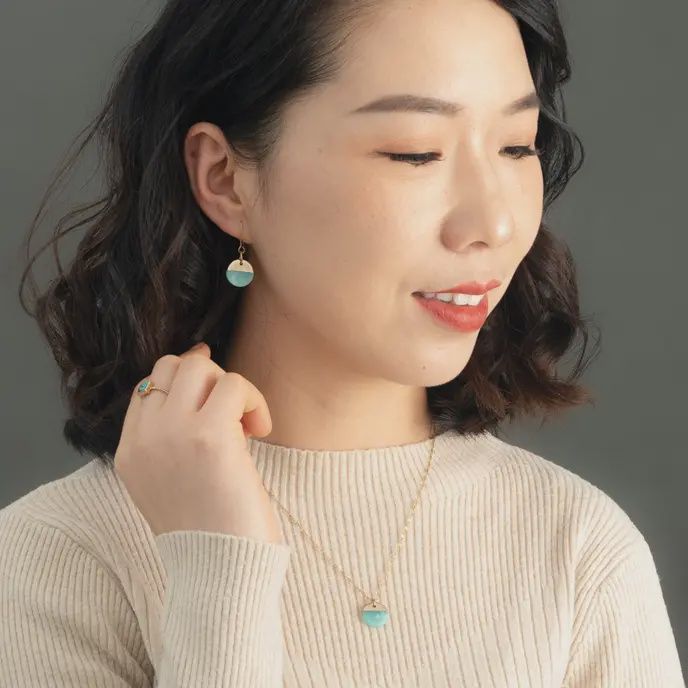 Refresh Earrings in Aqua