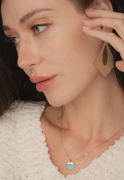 Refresh Necklace in Aqua