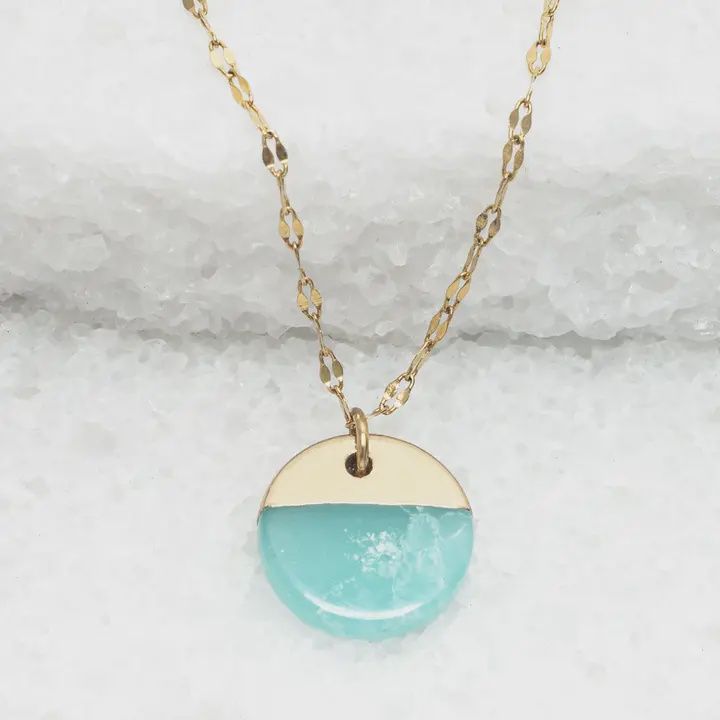 Refresh Necklace in Aqua