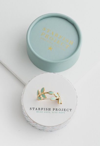 Seeds of Hope Ring in Mint