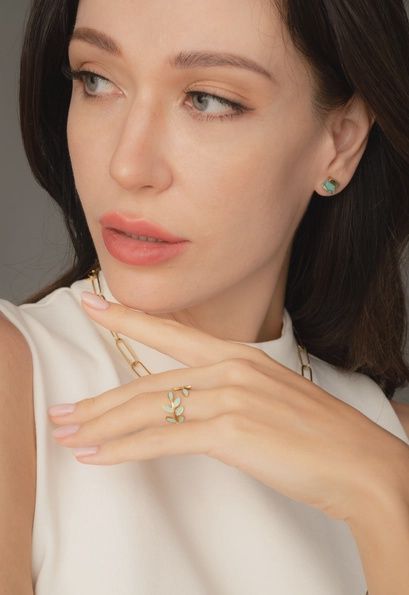 Seeds of Hope Ring in Mint