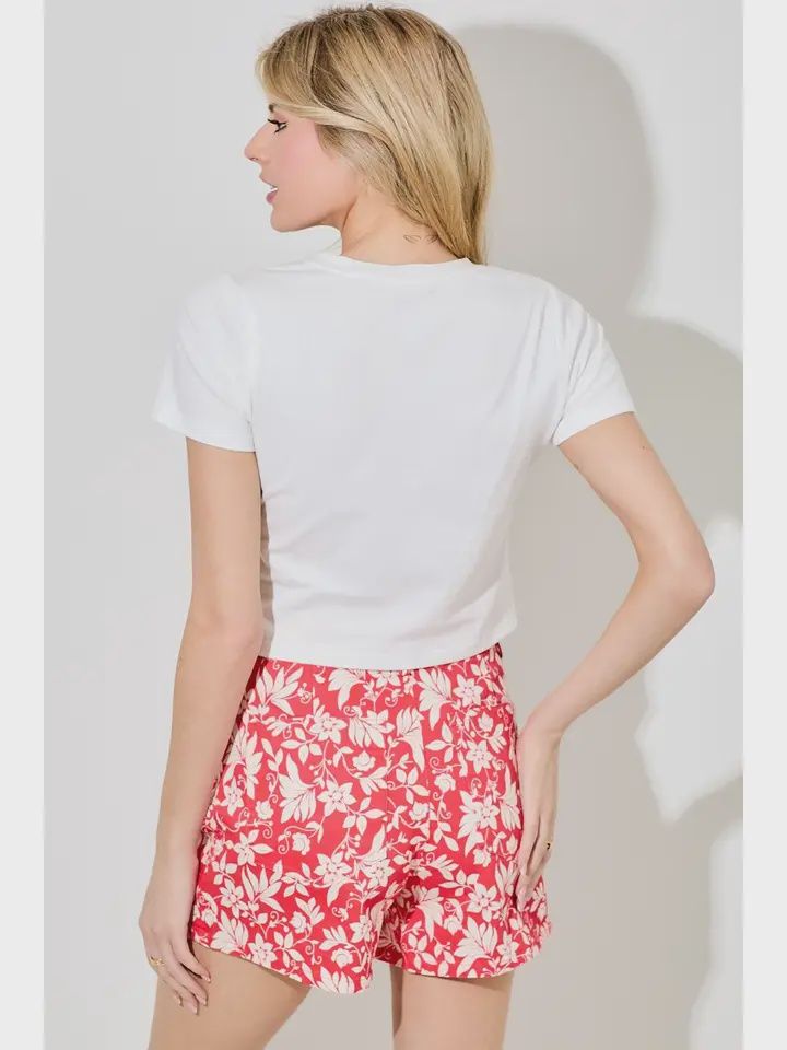 (Plus) Seashell and Seastar Printed Baby Tee