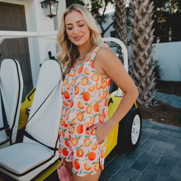 Sweet Oranges Short Set