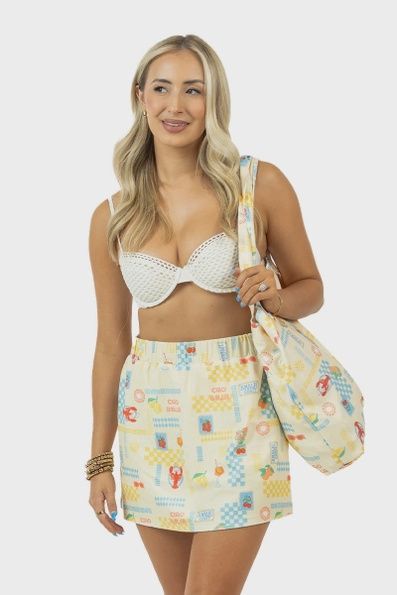 Italian Summer Cover Up Skirt