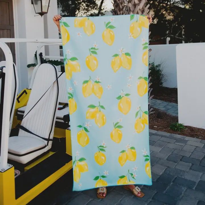 Lemons Quick Dry Towel