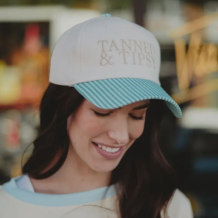 Tanned &amp; Tipsy Wholesale Two-Tone Hat