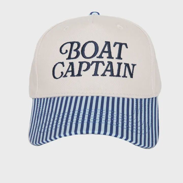 Boat Captain Two-Toned Retro Hat