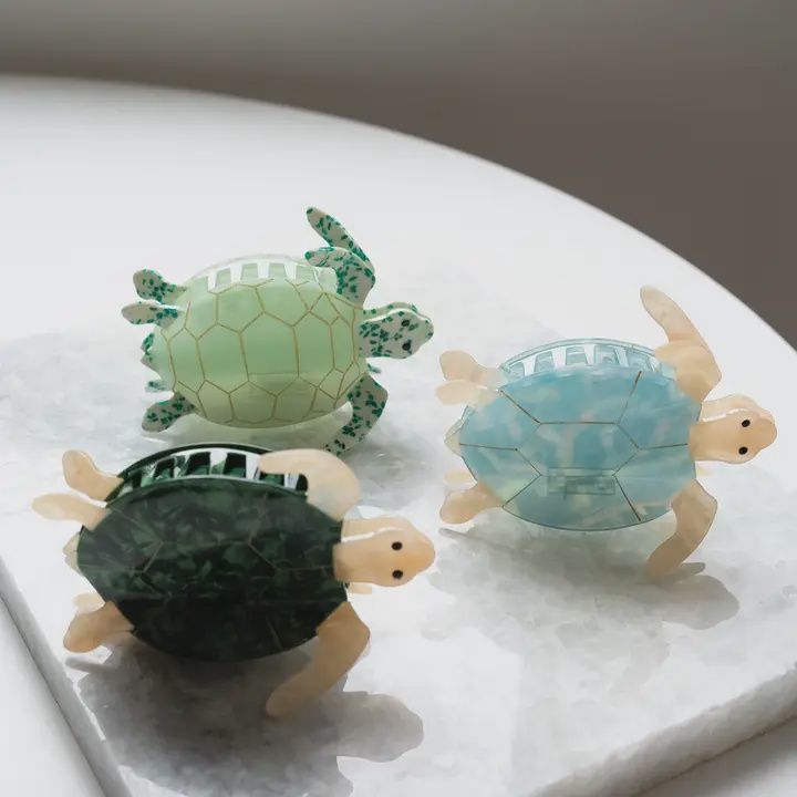 Eco Friendly Turtle Hair Clip, Large