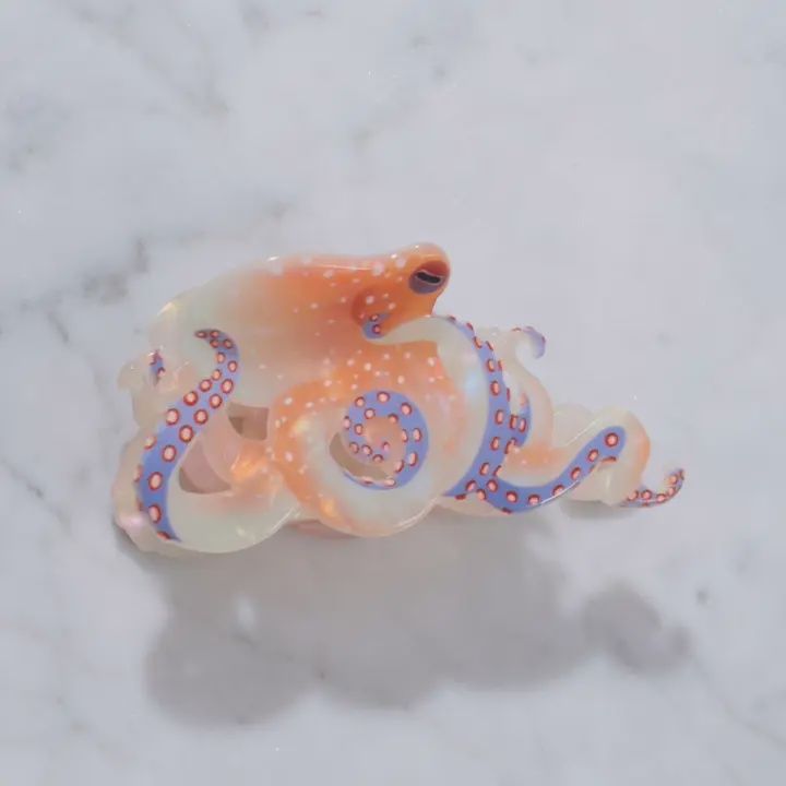 Eco-Friendly Olli Octopus Medium Hair Clip