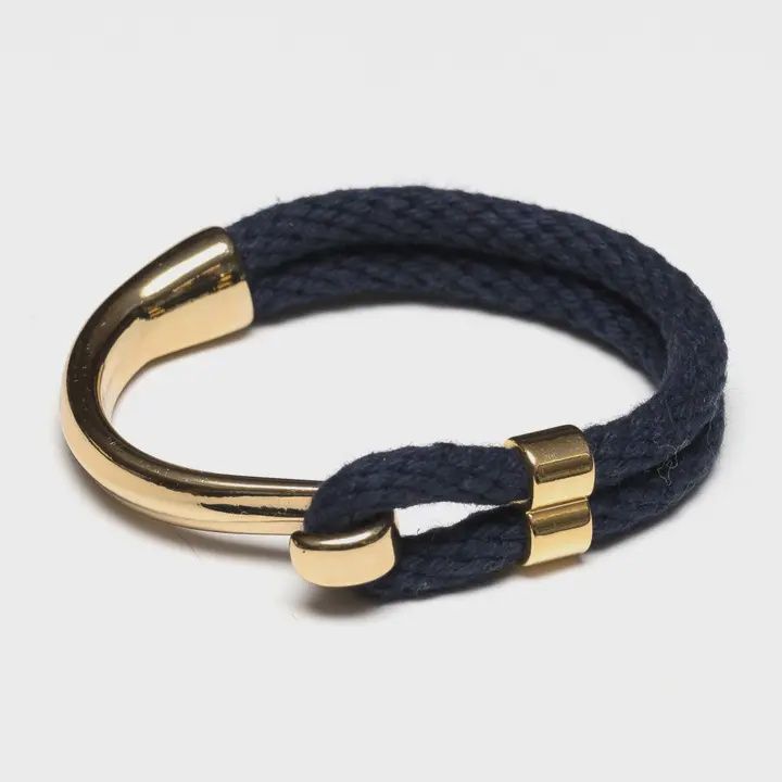 Hampstead - Navy/Gold - Nautical Rope Bracelet