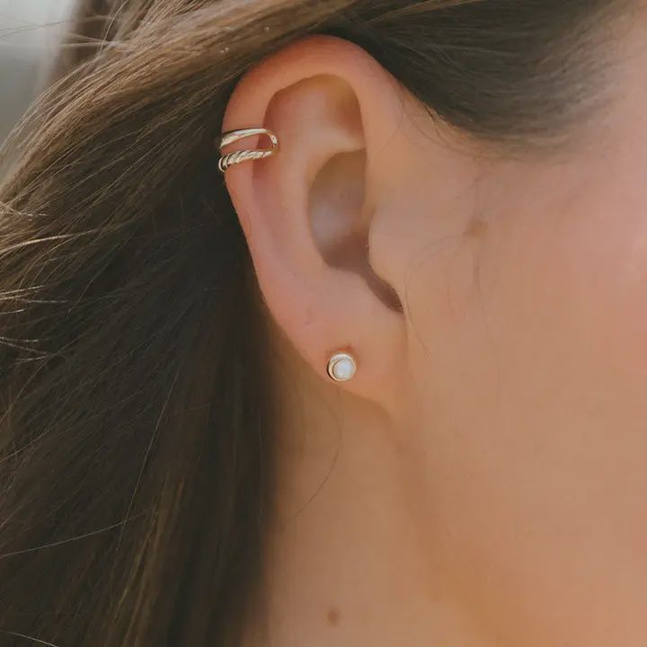 So Stoked Pearl Studs