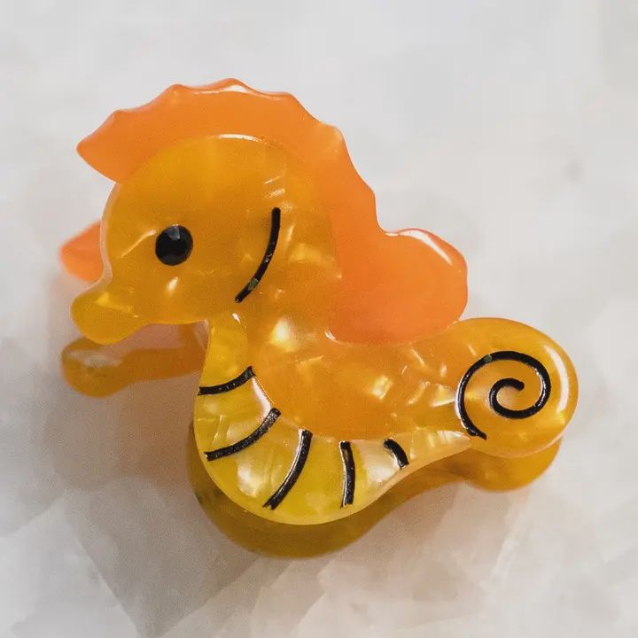 Eco Friendly Seahorse Hair Clip, Mini