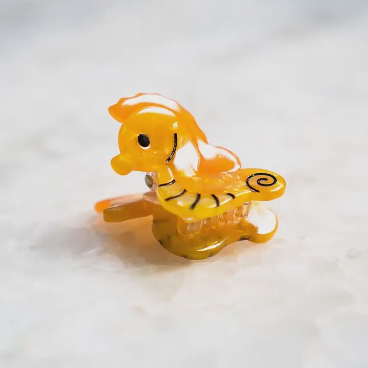Eco Friendly Seahorse Hair Clip, Mini