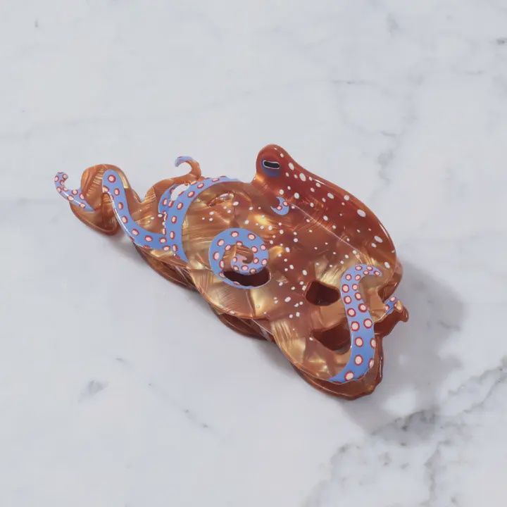 Eco-Friendly Olli Octopus Large Hair Clip