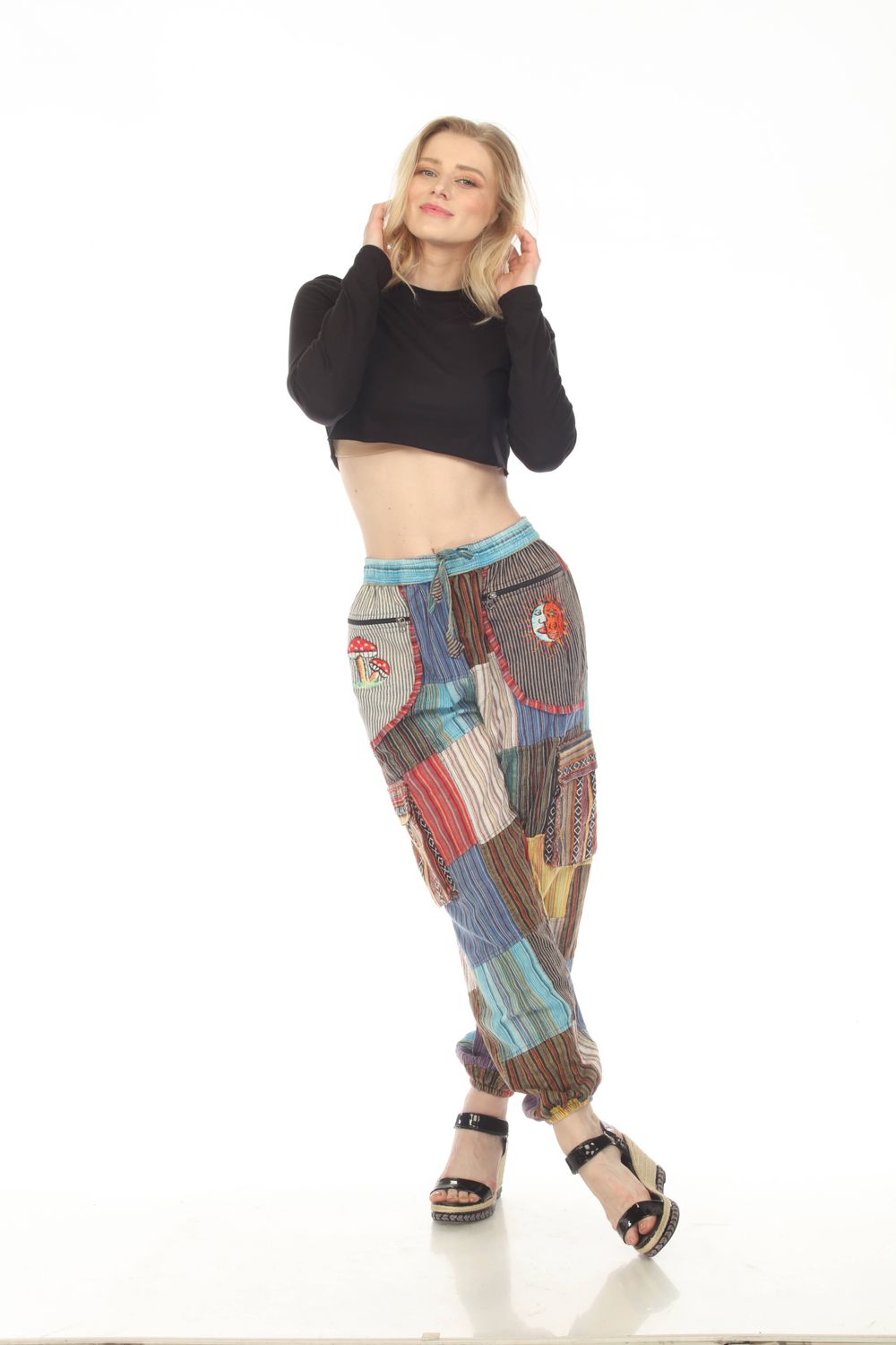 Cherry Mushroom Sun Moon Yoga, Size: S