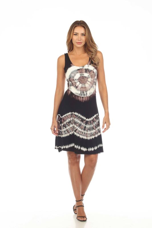 Rayon Tie Dye Dress  KTP942