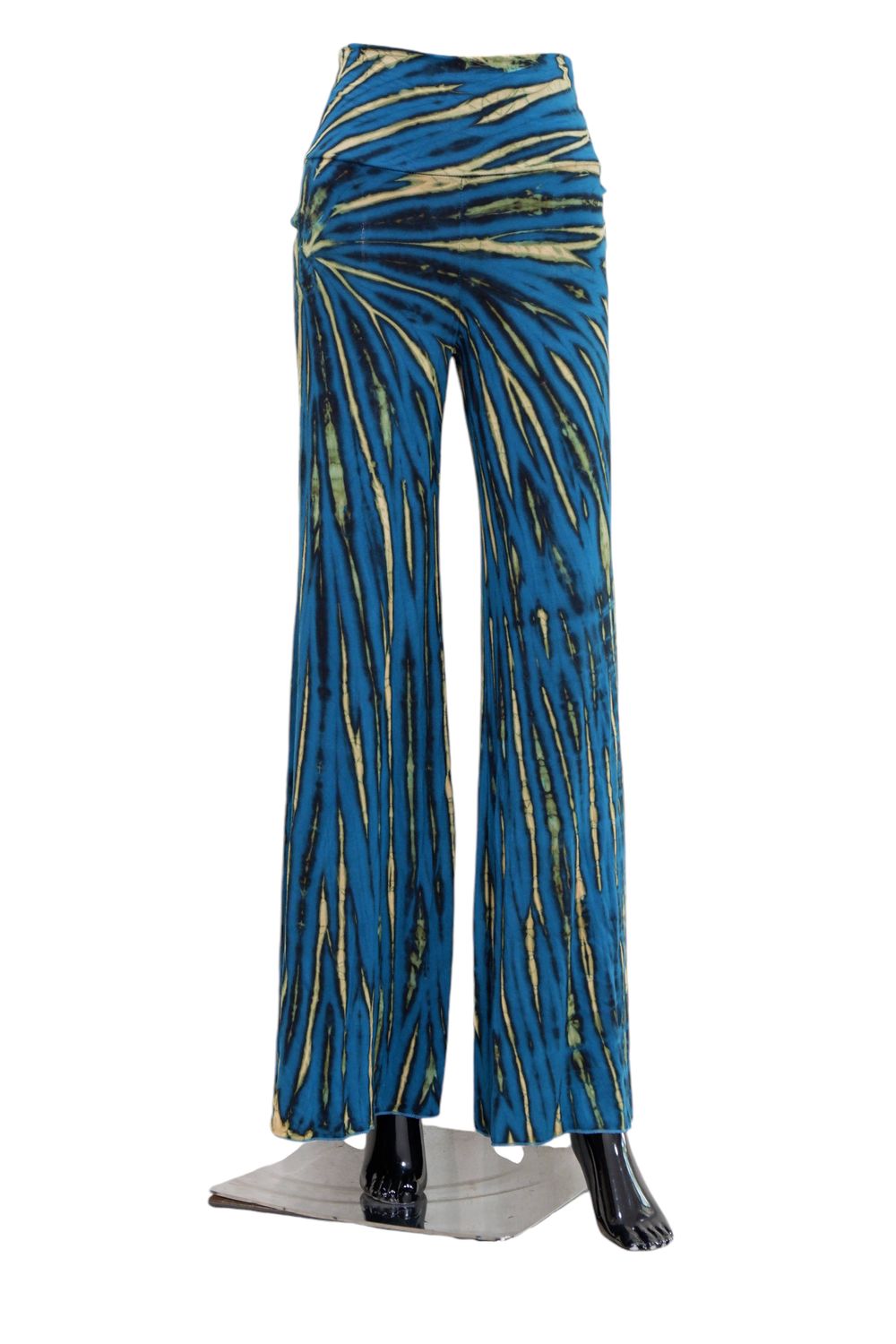 Rayon Tie Dye/Grey Line Pant KTP862, Size: XL