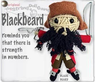 Blackbeard Doll Keychain