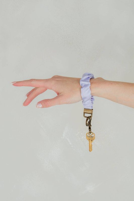 Lavender Dream Satin Keychain