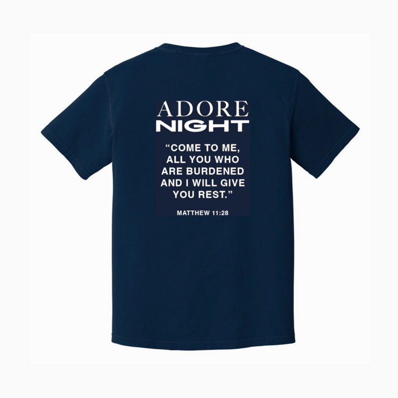 Adore Night | Matthew 11:28 T-shirt