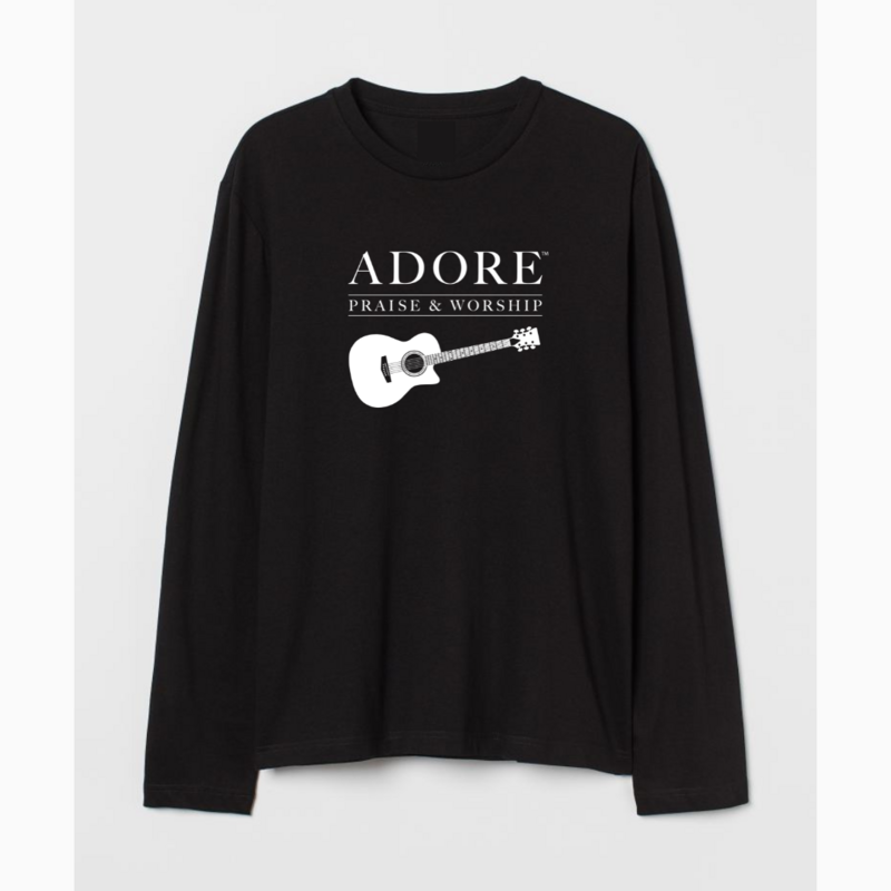 Adore Praise & Worship Guitar Long Sleeve T-shirt