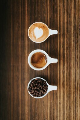 CAFFE LATTE - 
Arabica and Robusta blended coffee beans