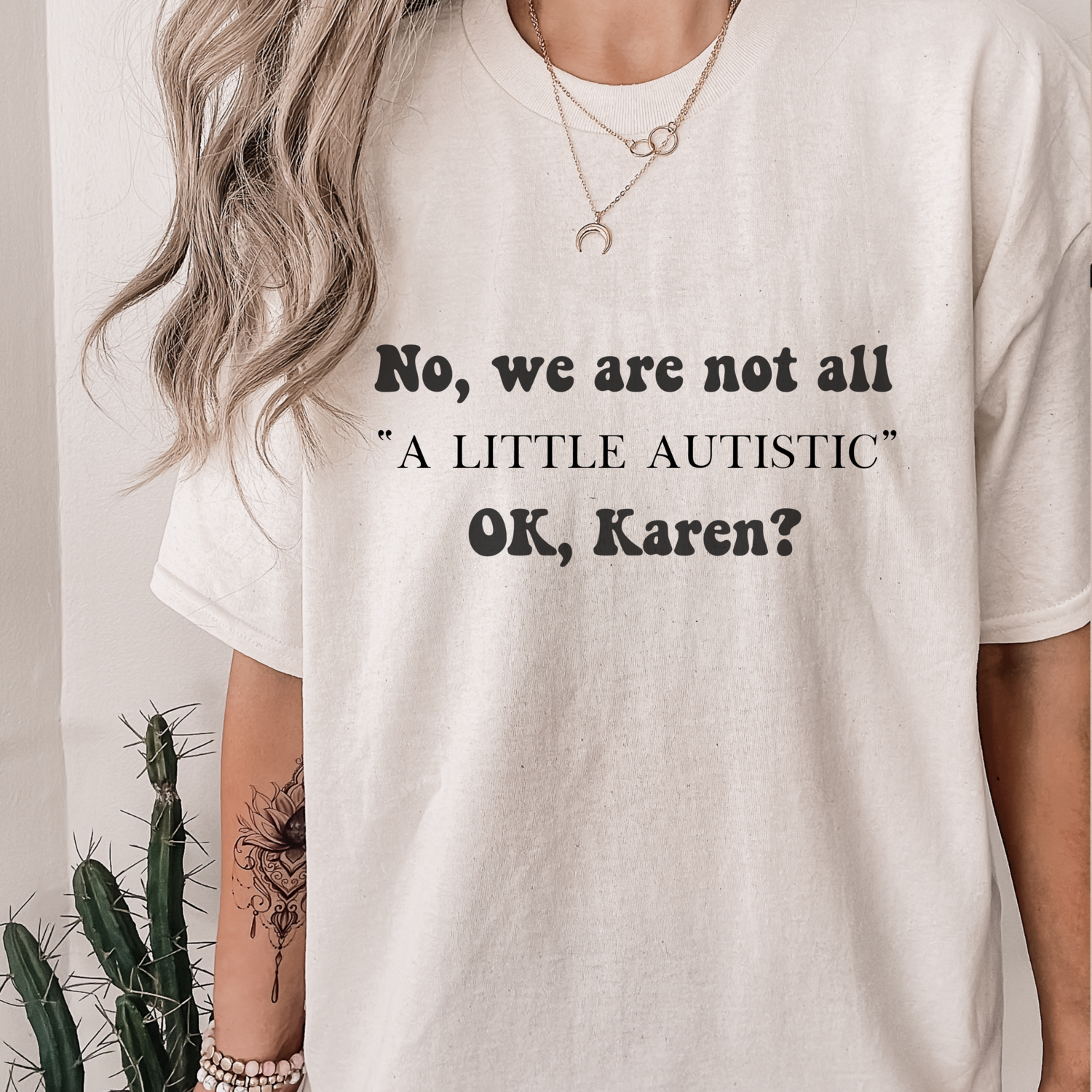 Shirt The Karen - Natural