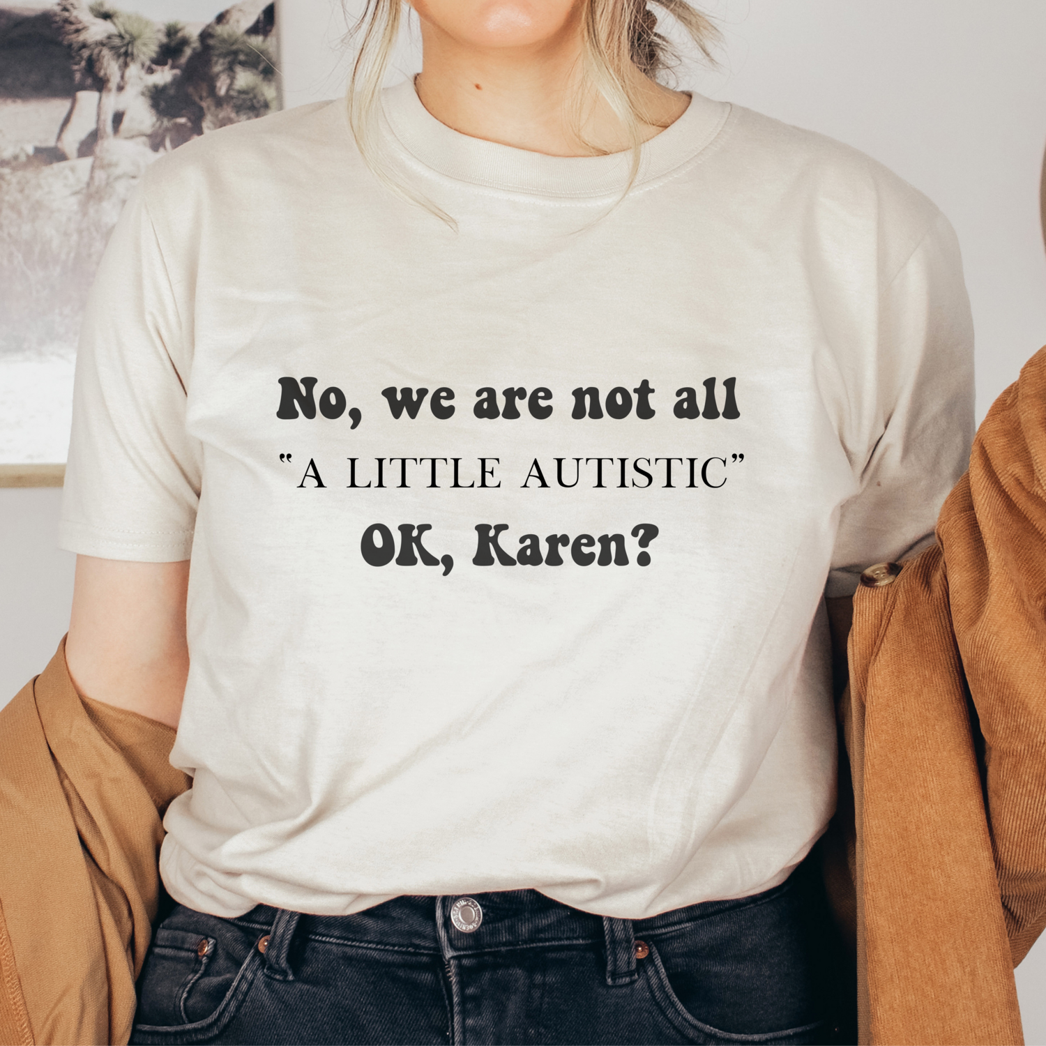 Shirt The Karen - Natural