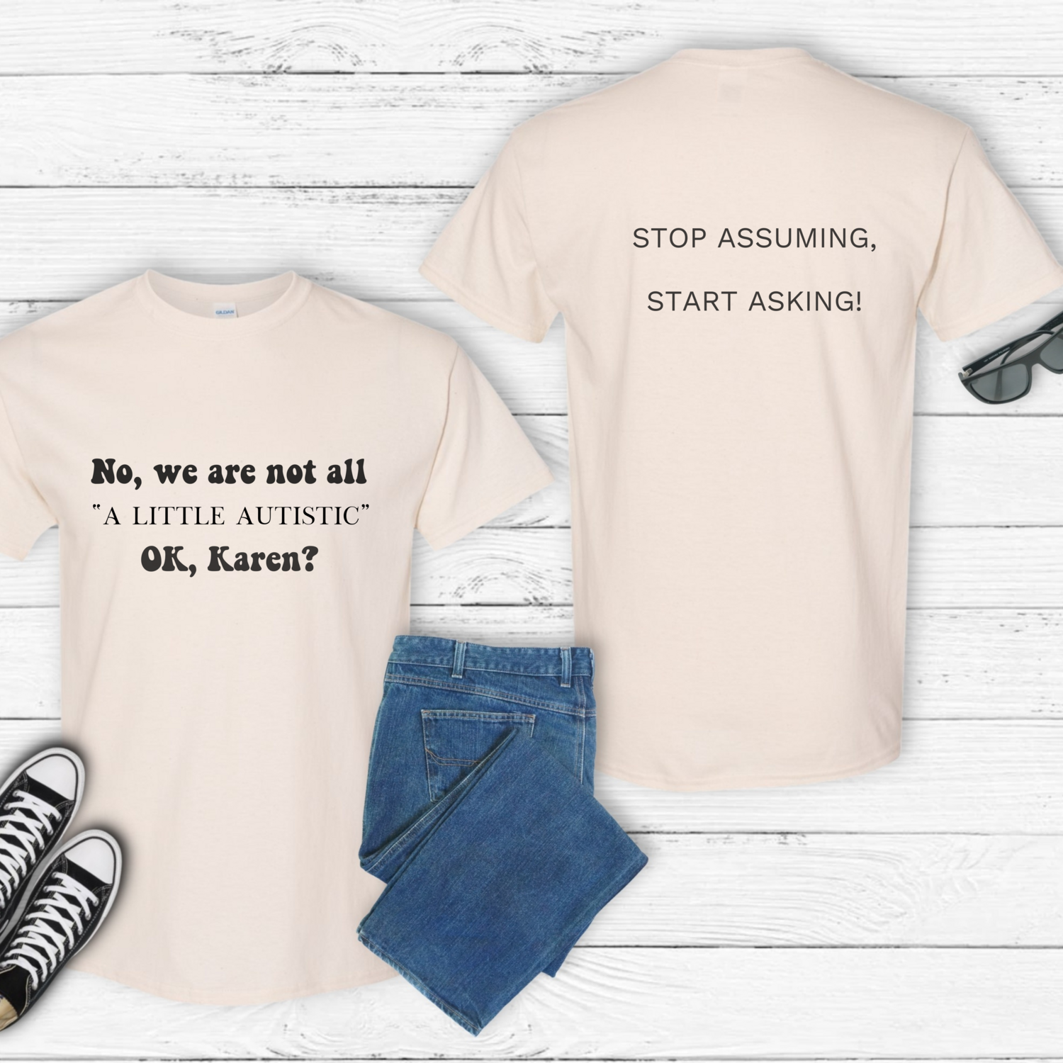 Shirt The Karen - Natural