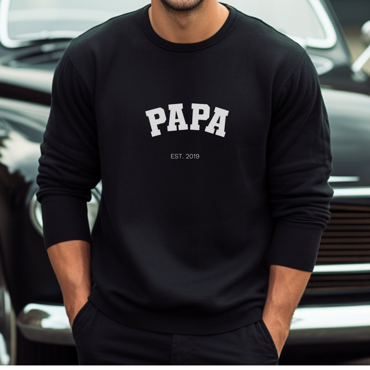Sweater The Papa Uni - Black