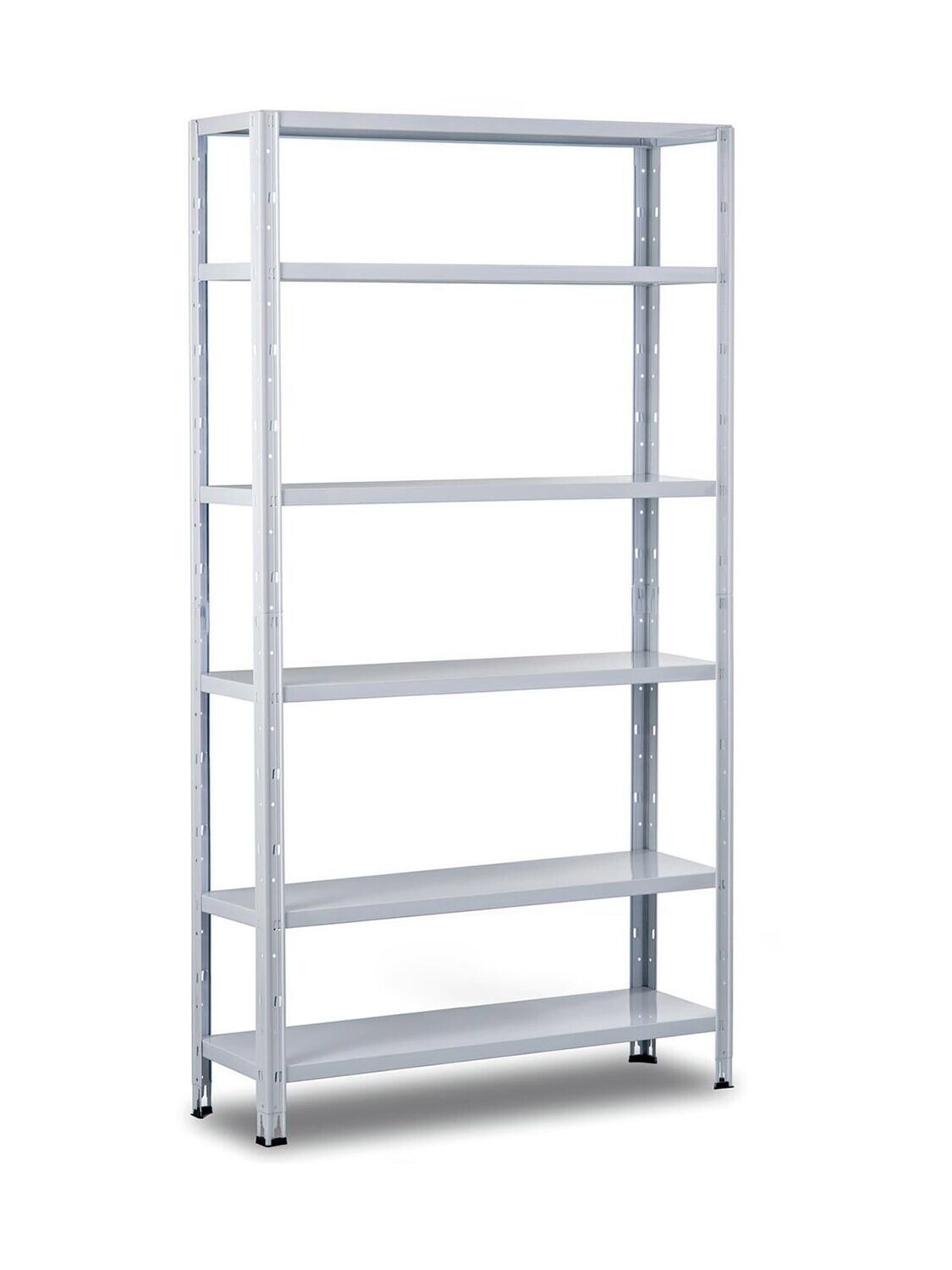 Scaffale kit incastro crosser 5 piani 100x40xh188 colore bianco