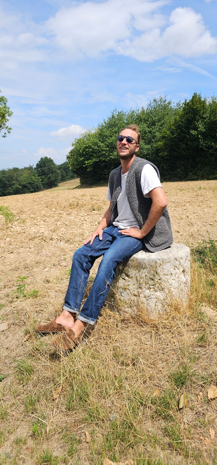 (Nouveau) Gilet L&#39;idéal Long 100% laine 🐑 Fabrication francaise 🇨🇵