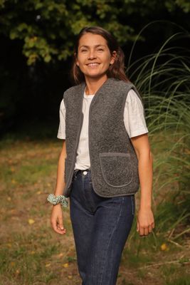 (Nouveau) Gilet L&#39;idéal court 100% laine 🐑 Fabrication francaise 🇨🇵