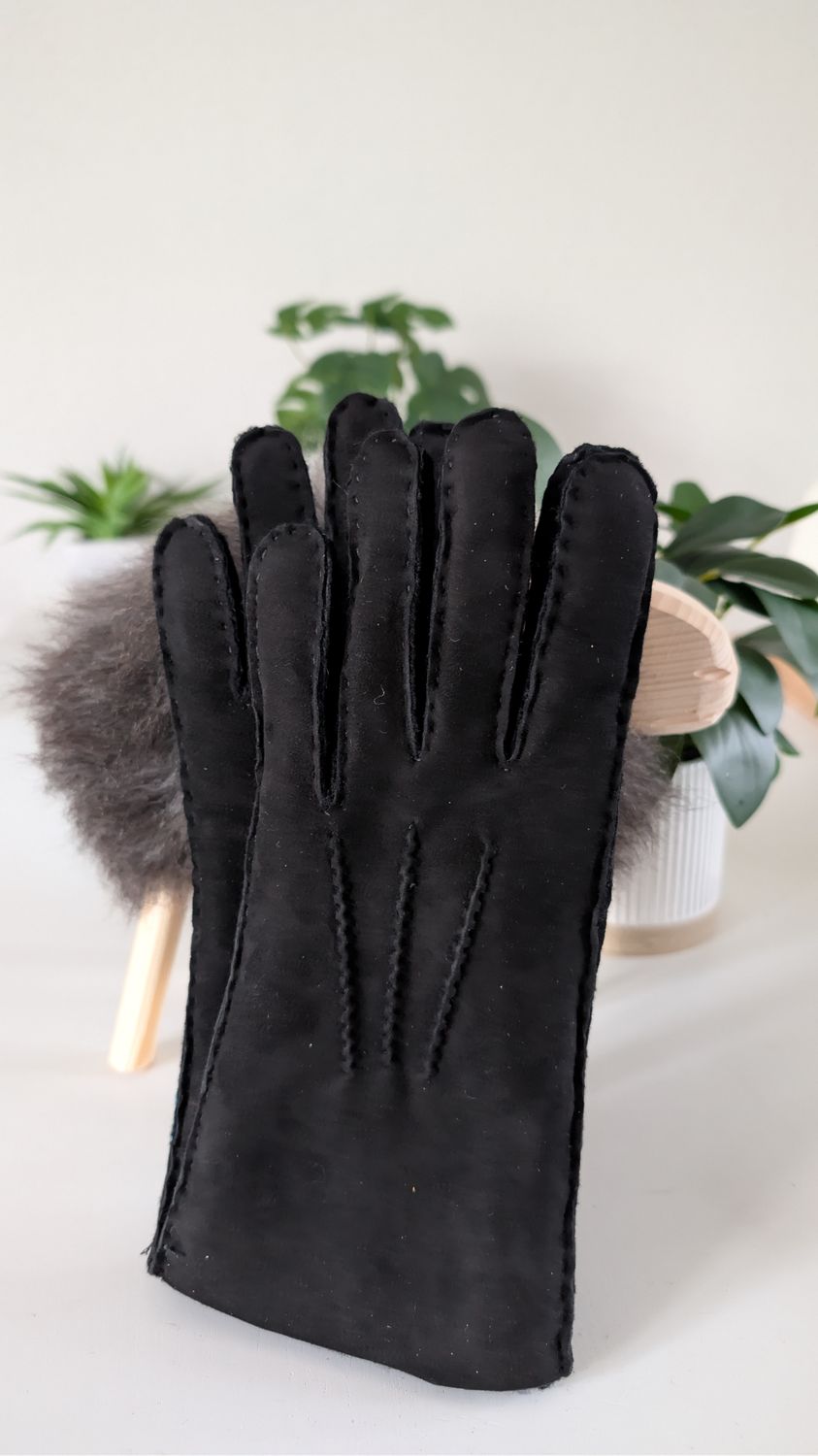 Gants en peau lainée 🐑