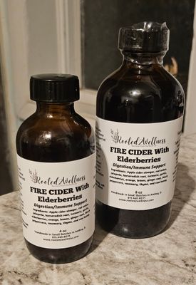 Fire Cider with Elderberry Tonic - 8 oz