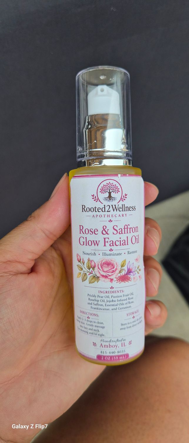 Rose &amp; Saffron Glow Facial Oil