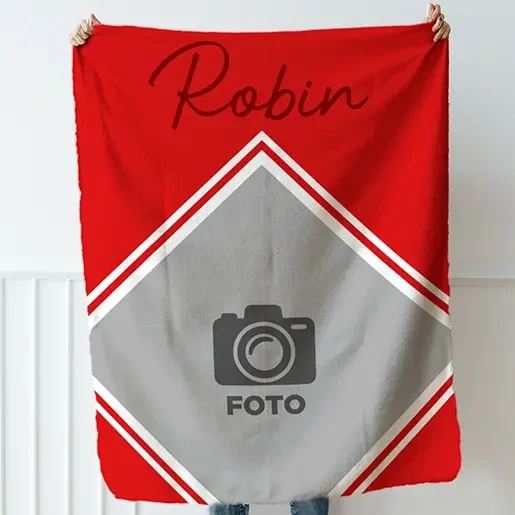 Fleece Foto Naamdeken 120 X 150 cm