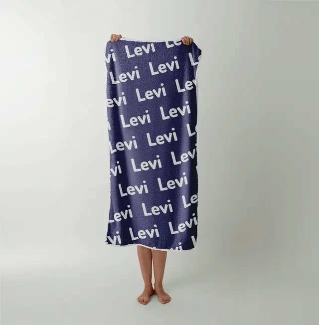 Handdoek met naam 322H