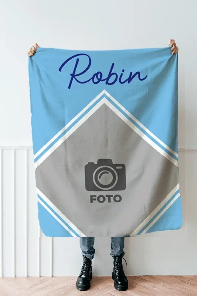 Fleecedeken met foto 123
