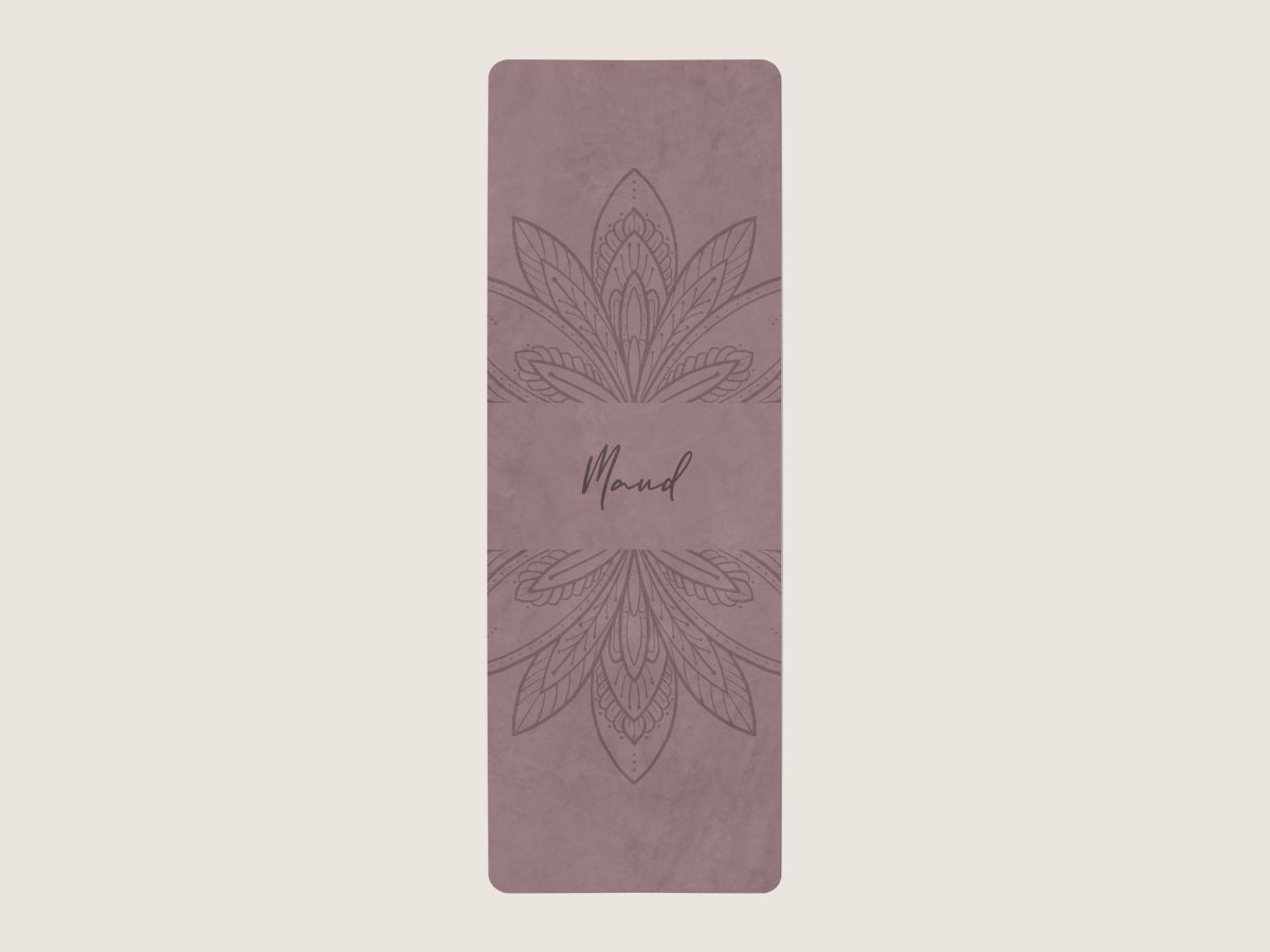 Yogamat mandala - oud roze