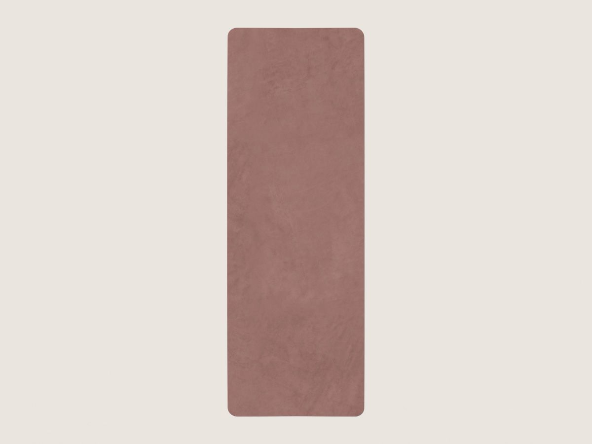Yogamat minimalistische - bruin roze