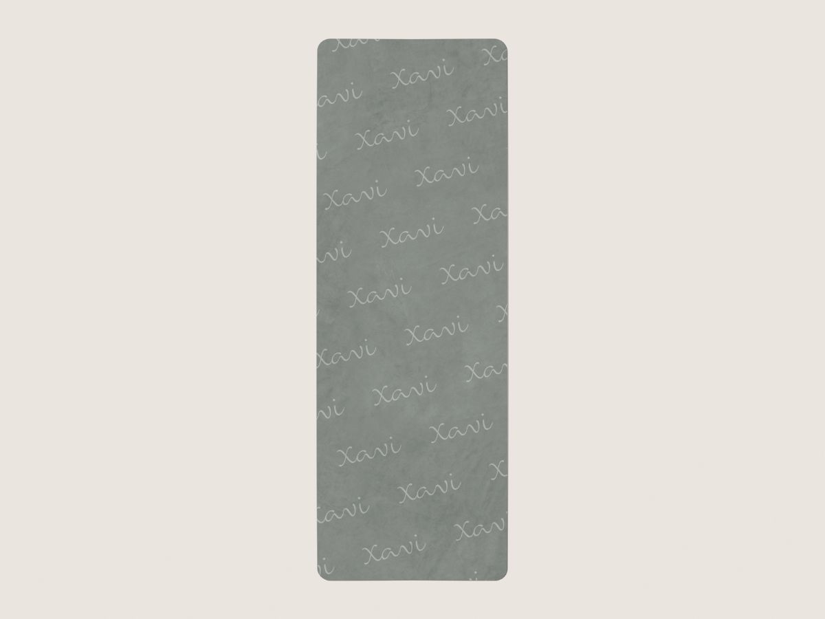 Yogamat naampatroon - groen